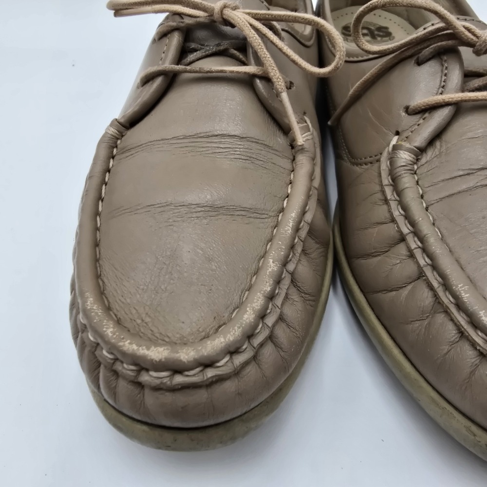 SAS Genuine Leather Siesta Walking Shoes Women's Comfort Loafers Measures As A 9 - Picture 9 of 9